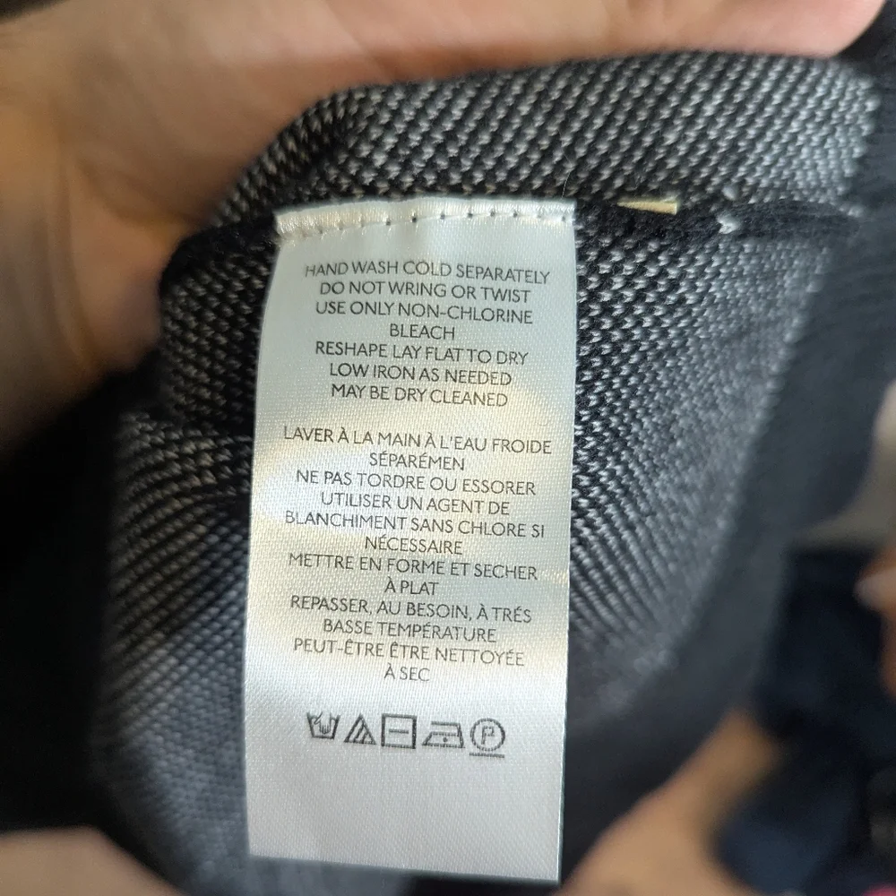 Urban Outfitter Black Sweater with Striped Collar Size Small - Picture 3 of 8